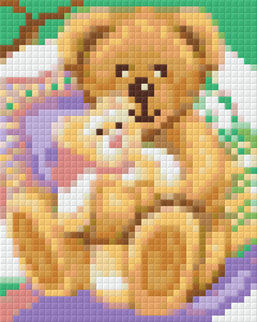Bearly Love One [1] Baseplate PixelHobby Mini-mosaic Art Kit image 0